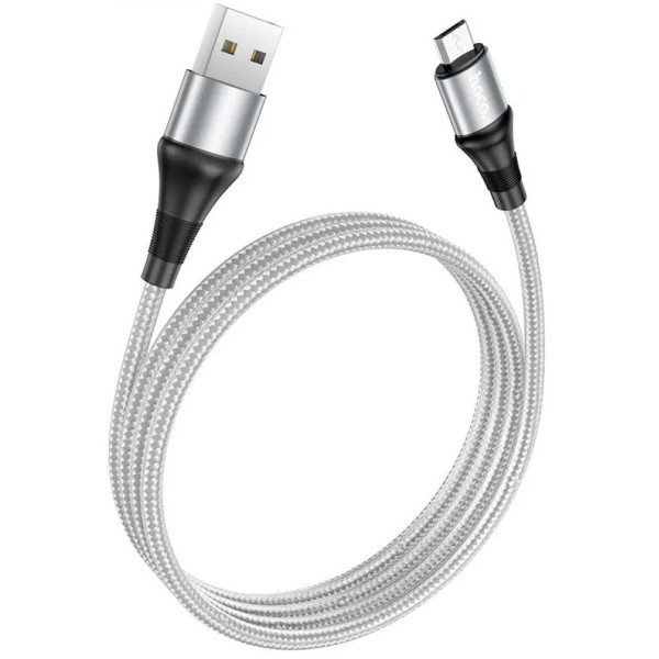 Кабель Hoco X50 Excellent USB to Micro 2.4A 1m Gray