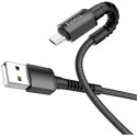 Кабель Hoco X71 Especial USB to Micro 2.4A 1m Black