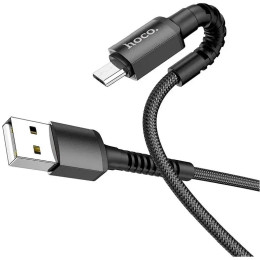 Кабель Hoco X71 Especial USB to Micro 2.4A 1m Black