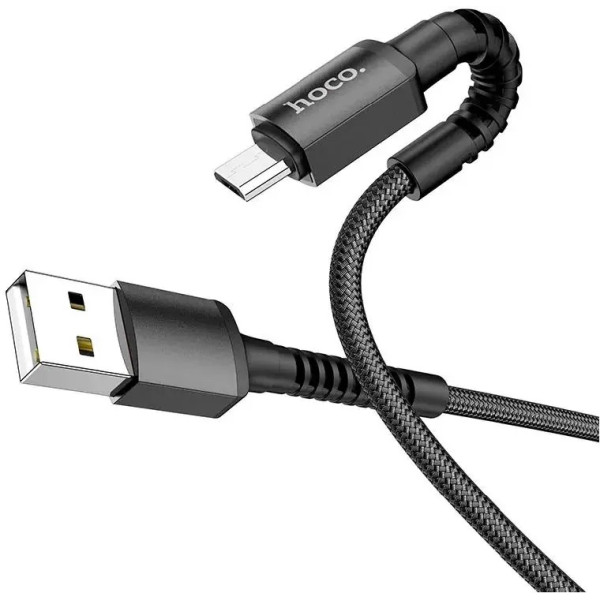 Кабель Hoco X71 Especial USB to Micro 2.4A 1m Black