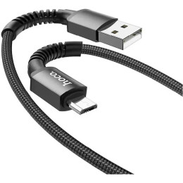 Кабель Hoco X71 Especial USB to Micro 2.4A 1m Black 2