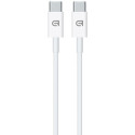 Мережевий зарядний пристрій ArmorStandart AMHJ83 20W USB-C + cable Type-C to Type-C White (ARM77725)