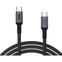 Кабель ArmorStandart Type-C to Type-C PD 100W Aluminum Alloy 2m Black-Grey (ARM69371)