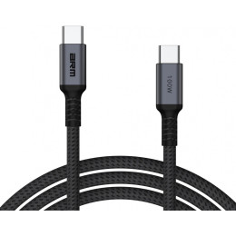 Кабель ArmorStandart Type-C to Type-C PD 100W Aluminum Alloy 2m Black-Grey (ARM69371)