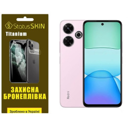 Полиуретановая пленка StatusSKIN Titanium для Xiaomi Redmi 13 4G/Poco M6 4G Глянцевая