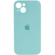 Silicone Case Full Camera для iPhone 15 Plus Marine Green
