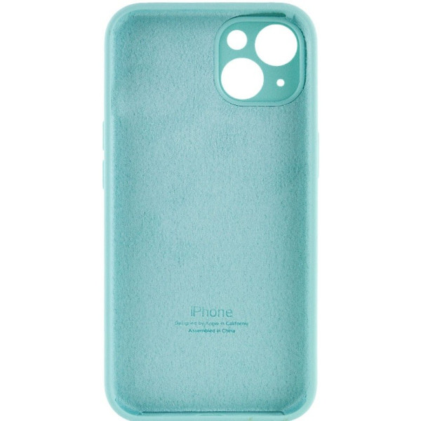 Silicone Case Full Camera для iPhone 15 Plus Marine Green