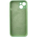 Silicone Case Full Camera для iPhone 15 Pistachio