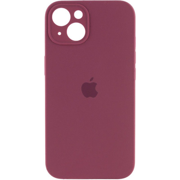 Silicone Case Full Camera для iPhone 15 Plum
