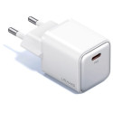 Сетевое зарядное устройство Usams US-CC186 single USB-C PD3.0 30W 3A White