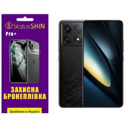 Полиуретановая пленка StatusSKIN Pro+ для Xiaomi Poco F6 Pro 5G Глянцевая
