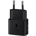 Мережевий зарядний пристрій Samsung 25W Travel Adapter + cable Type-C Black (EP-T2510XBEGEU)