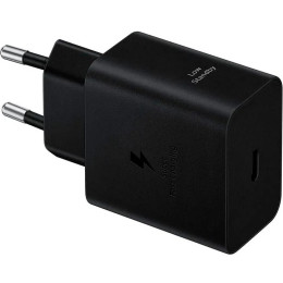 Сетевое зарядное устройство Samsung Compact Power Adapter 45W Type-C + cable Type-C Black (EP-T4511XBEGEU)