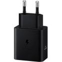Мережевий зарядний пристрій Samsung Compact Power Adapter 45W Type-C + cable Type-C Black (EP-T4511XBEGEU)