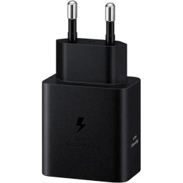Мережевий зарядний пристрій Samsung Compact Power Adapter 45W Type-C + cable Type-C Black (EP-T4511XBEGEU)