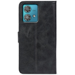 Чохол-книжка Crazy Horse Clasic для Motorola Edge 40 Neo Grafit (Front)