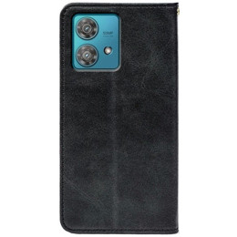 Чохол-книжка Crazy Horse Clasic для Motorola Edge 40 Neo Grafit (Strong)