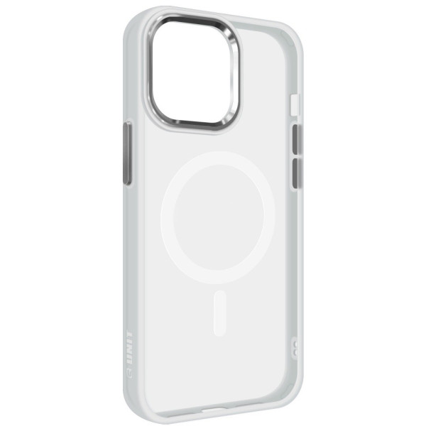 Чохол ArmorStandart Unit MagSafe для iPhone 15 Pro Max Matte Clear Silver (ARM69350)