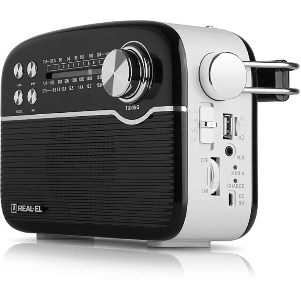 Радиоприемник REAL-EL X-545 Black (EL121800005)