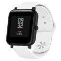 Ремешок Silicone для Samsung Watch Active/Galaxy S4 42mm/Gear S2/Xiaomi Amazfit (20mm) White
