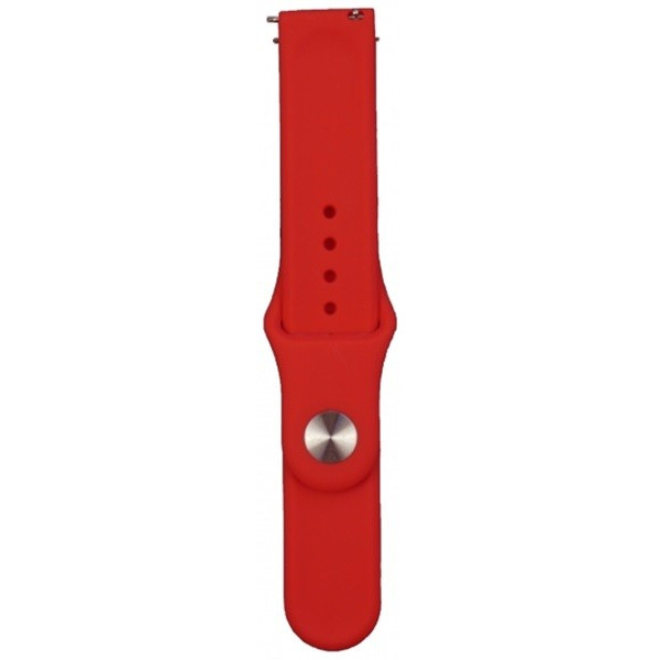 Ремінець Silicone для Samsung Watch Active/Galaxy S4 42mm/Gear S2/Xiaomi Amazfit (20mm) Red