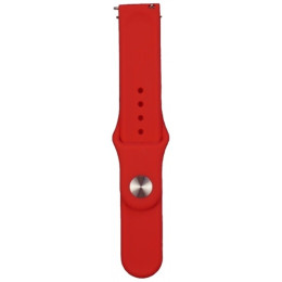 Ремінець Silicone для Samsung Watch Active/Galaxy S4 42mm/Gear S2/Xiaomi Amazfit (20mm) Red