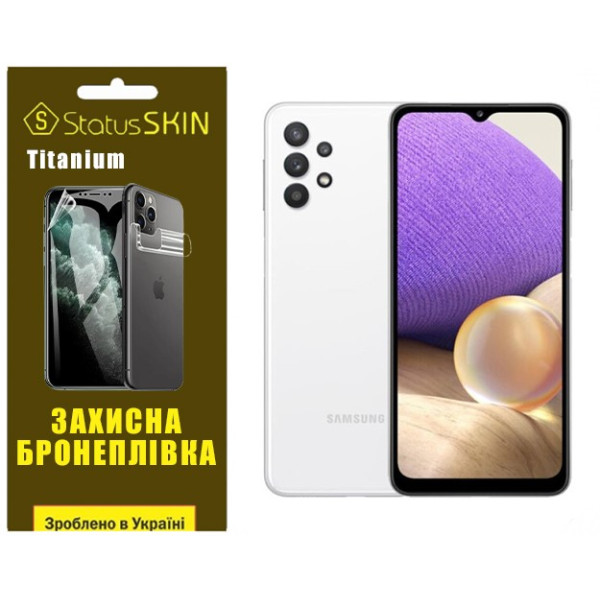 Полиуретановая пленка StatusSKIN Titanium для Samsung A32 5G A326 Глянцевая