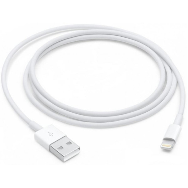 Кабель Apple USB to Lightning 1m (MD818) (OEM, no box, i6) (ARM68418)