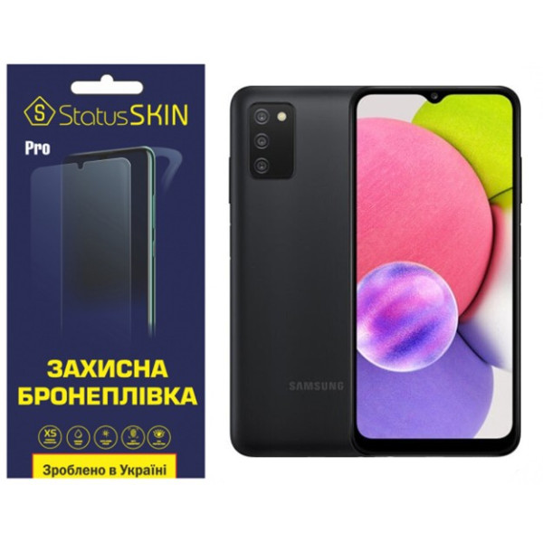 Полиуретановая пленка StatusSKIN Pro для Samsung A03s A037 Матовая