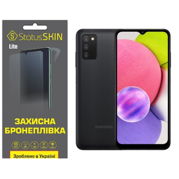 Поліуретанова плівка StatusSKIN Lite для Samsung A03s A037 Глянцева