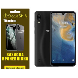 Поліуретанова плівка StatusSKIN Titanium для ZTE Blade A51 Lite Глянцева