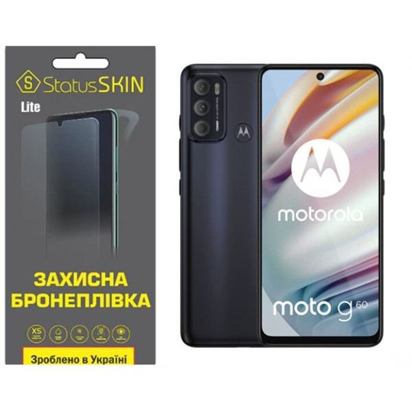 Полиуретановая пленка StatusSKIN Lite для Motorola G60/G60s Матовая
