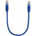 Патч-корд Ritar PCR-CCA/0.3Be/11358 UTP литий CCA RJ45 Cat.5e 0,3m Синій