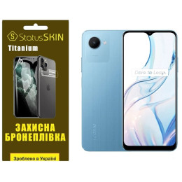 Поліуретанова плівка StatusSKIN Titanium для Realme C30s Глянцева
