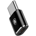 Адаптер Baseus Micro Female to Type-C Black (CAMOTG-01)