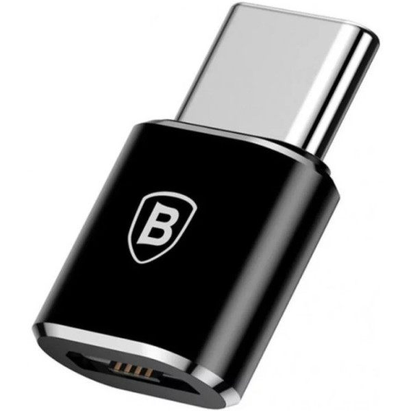 Адаптер Baseus Micro Female to Type-C Black (CAMOTG-01)