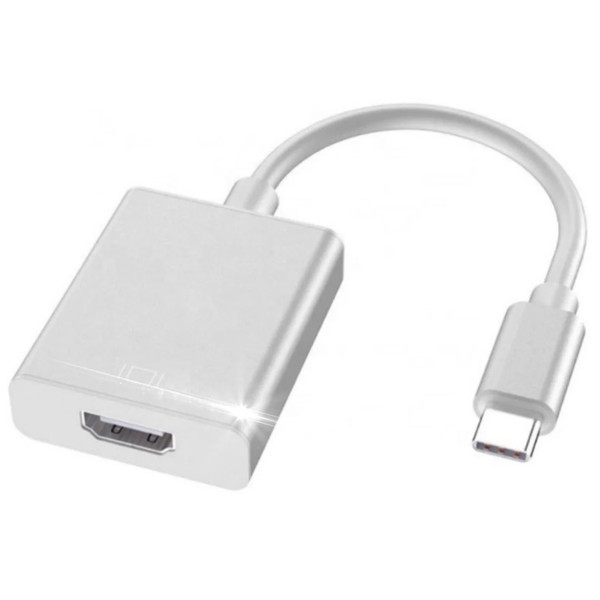 Адаптер Foxconn Type-C to HDMI для подключения монитора Silver