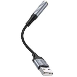 Адаптер Hoco LS36 USB-A to 3.5mm Black 2