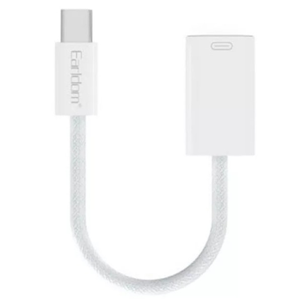 Адаптер Earldom ET-OT100 OTG USB-C to 8-Pin White