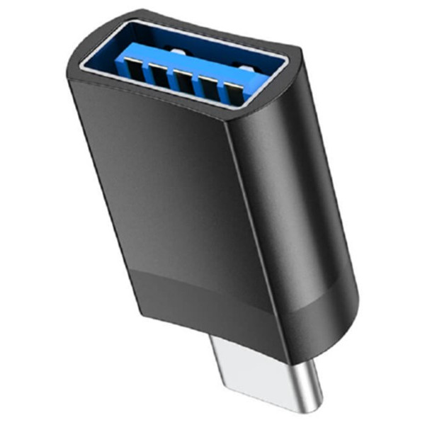 Адаптер Hoco UA17 Type-C male to USB female OTG USB3.0 Black