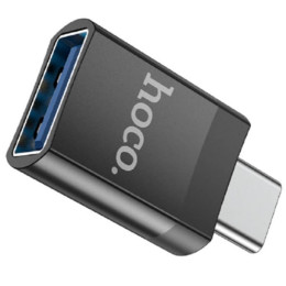 Адаптер Hoco UA17 Type-C male to USB female OTG USB3.0 Black