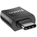 Адаптер Hoco UA17 Type-C male to USB female OTG USB3.0 Black