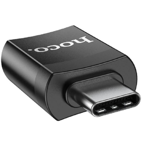 Адаптер Hoco UA17 Type-C male to USB female OTG USB3.0 Black