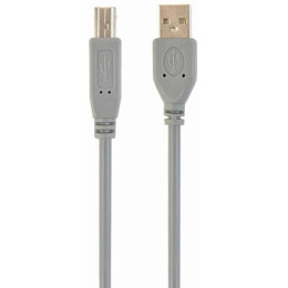 Кабель для принтера Cablexpert USB to USB Type-B V 2.0 (M/M) AM/BM 1.8 м Сірий (CCP-USB2-AMBM-6G)