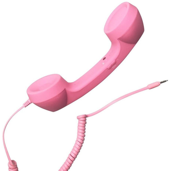 Ретро трубка High Quality Classic 3.5mm Mic Pink