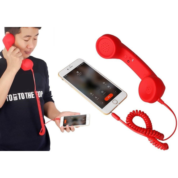 Ретро трубка High Quality Classic 3.5mm Mic Orange