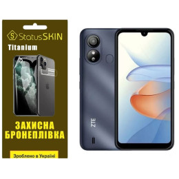 Поліуретанова плівка StatusSKIN Titanium для ZTE Blade L220 Глянцева
