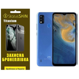 Поліуретанова плівка StatusSKIN Titanium для ZTE Blade A51 Глянцева