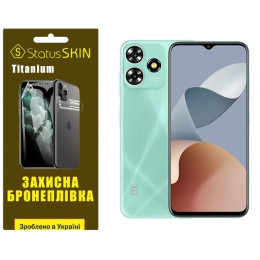 Поліуретанова плівка StatusSKIN Titanium для ZTE Blade A73 4G Глянцева