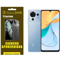 Полиуретановая пленка StatusSKIN Titanium для ZTE Blade V50 Vita Глянцевая